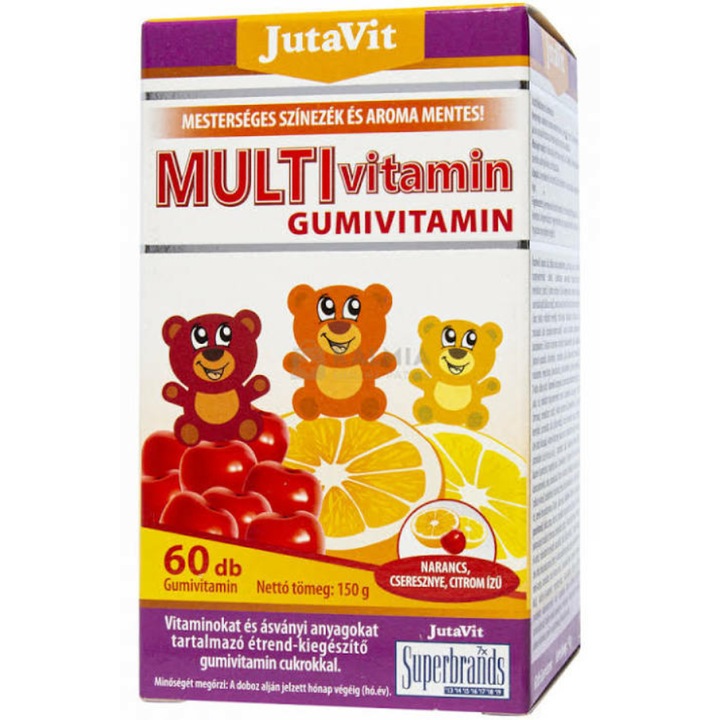 Jutavit multivitamin gumivitamin 60 db