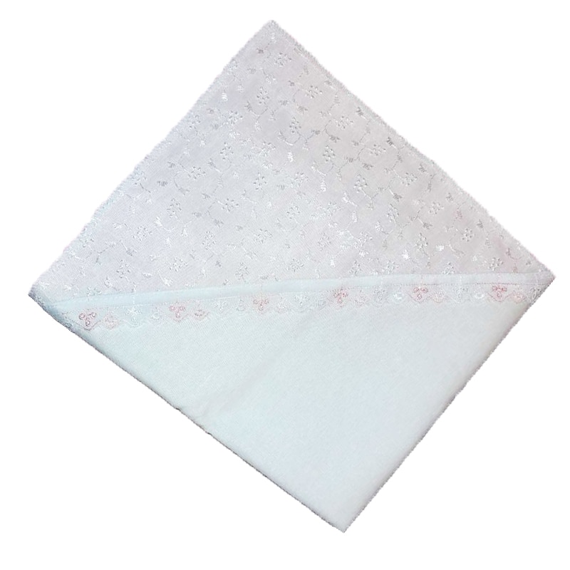 Crasma de mir 110 x 90 cm pentru botez Pifou CBP-2, Alb