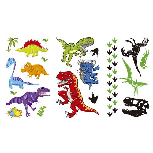 Set de tatuaje pentru copii Imaginarium Tattoo Temporary Dino cu 18 imagini