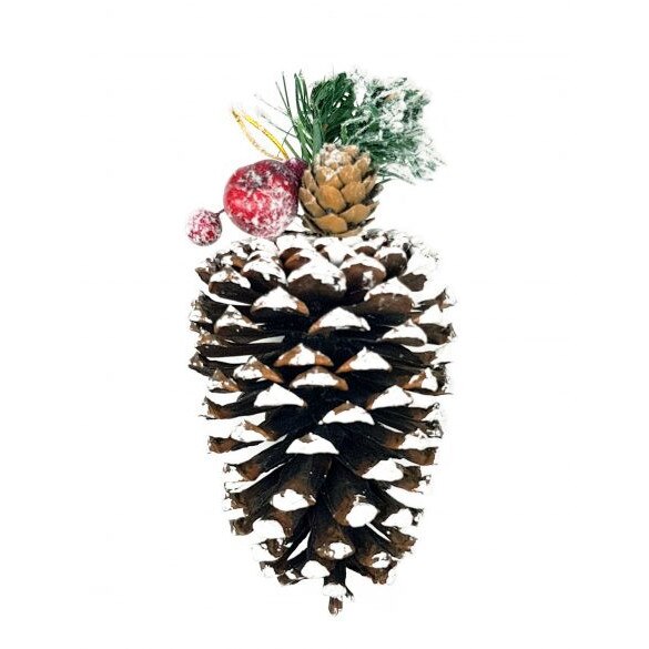 Decoratiune Craciun, Con Brad, 15cm