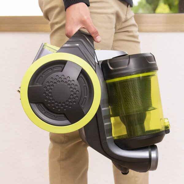 Aspirator fara sac, Popstar Ultimate 4000, Cecotec 5558, 800 W,recipient praf 3.5 l,tub telescopic, Multiciclonic, 3 accesorii ,nivel de zgomot 72 dB,Negru-Verde