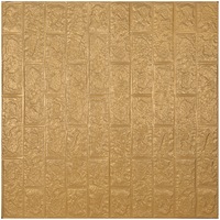 tapet 3d autocolant caramida auriu  design urb 25 rezistent la apa 70cm x 77cm x 6 mm urban trends  imagen 37_0_
0