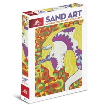 Set creativ, pictura cu nisip colorat, 1 plansa 23,5 x 33 cm, UNICORN, 22 tuburi nisip multicolor, 1 penseta, 1 folie protectie, pentru 10 – 99 ani Set creativ, pictura cu nisip colorat, 1 plansa 23,5 x 33 cm, UNICORN, 22 tuburi nisip multicolor, 1 penseta, 1 folie protectie, pentru 10 – 99 ani