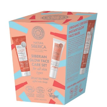 Set Cadou Siberian Glow Face Care masca iluminatoare si crema bb corectoare Natura Siberica Set Cadou Siberian Glow Face Care masca iluminatoare si crema bb corectoare Natura Siberica