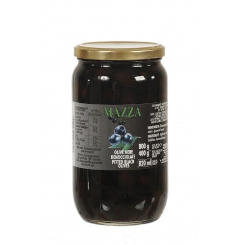 Masline Negre fara Samburi Mazza 800 g