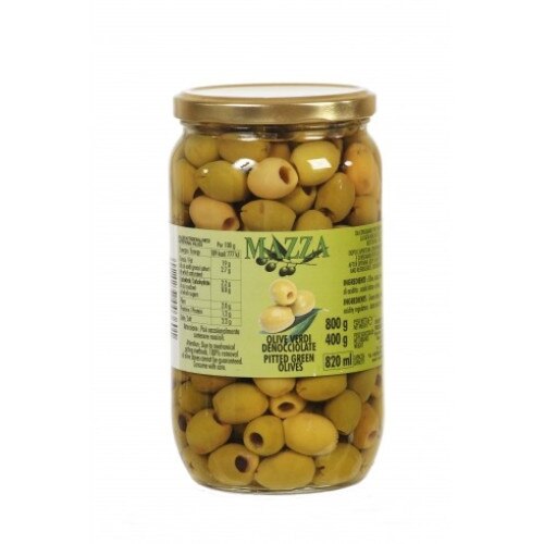 Masline Verzi Fara Samburi Mazza 800 g