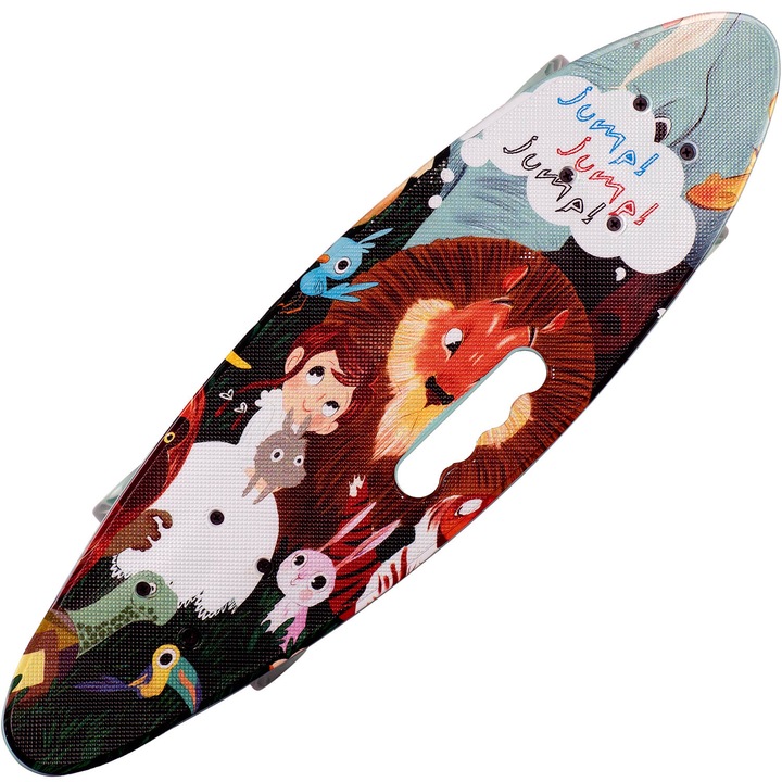 Пени борд Action One ABEC-7, PU, Портативен, Алуминий, The Lion