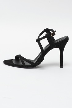 Mihaela Glavan, Sandale din piele intoarsa cu toc inalt Mihaela Glavan, Sandale din piele intoarsa cu toc inalt