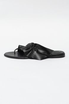 Mihaela Glavan, Papuci flip-flop din piele cu model nestructurat Mihaela Glavan, Papuci flip-flop din piele cu model nestructurat