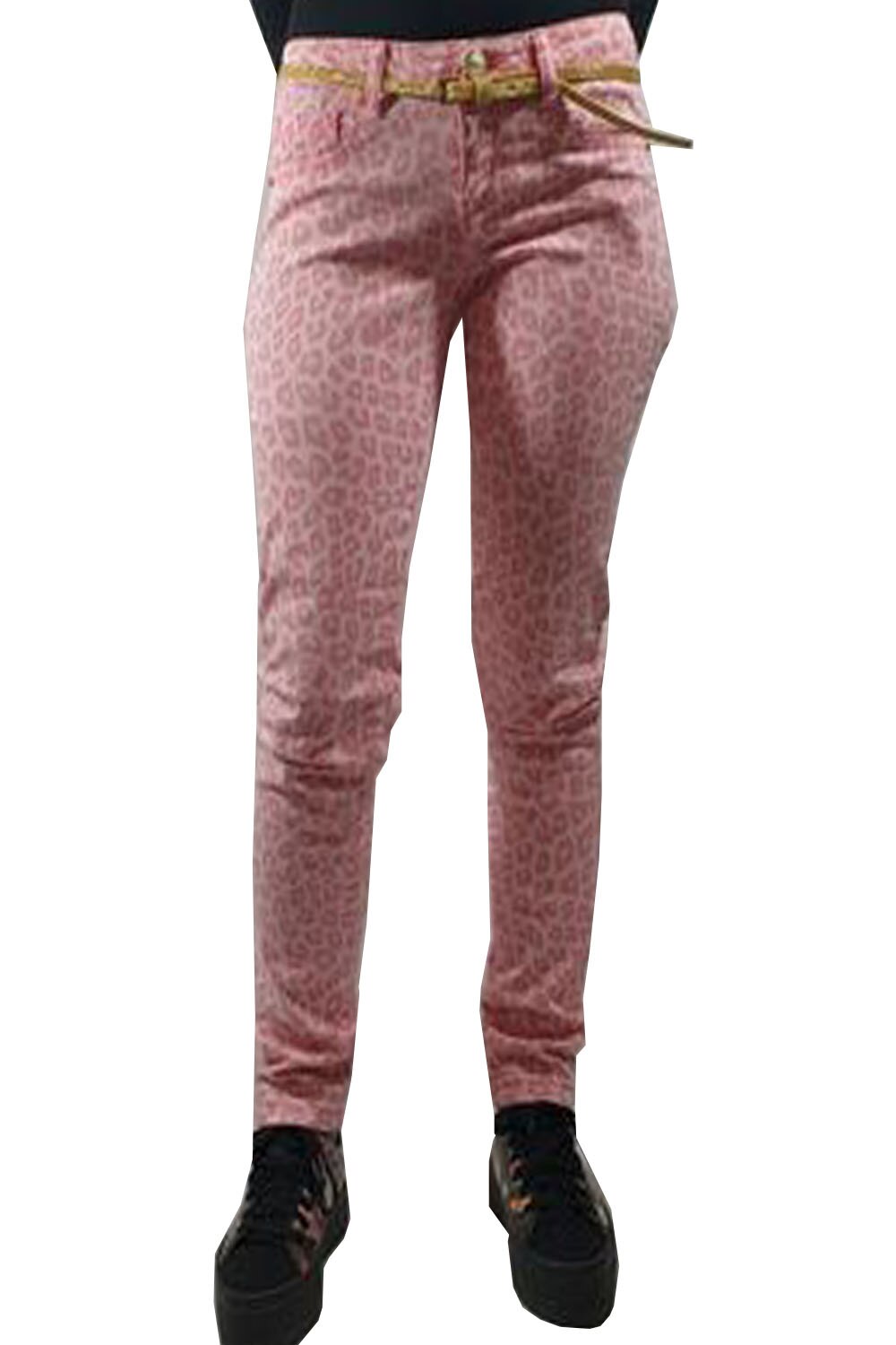 Blugi dama Tally Weijl, cu imprimeu uni, Roz deschis / roz inchis