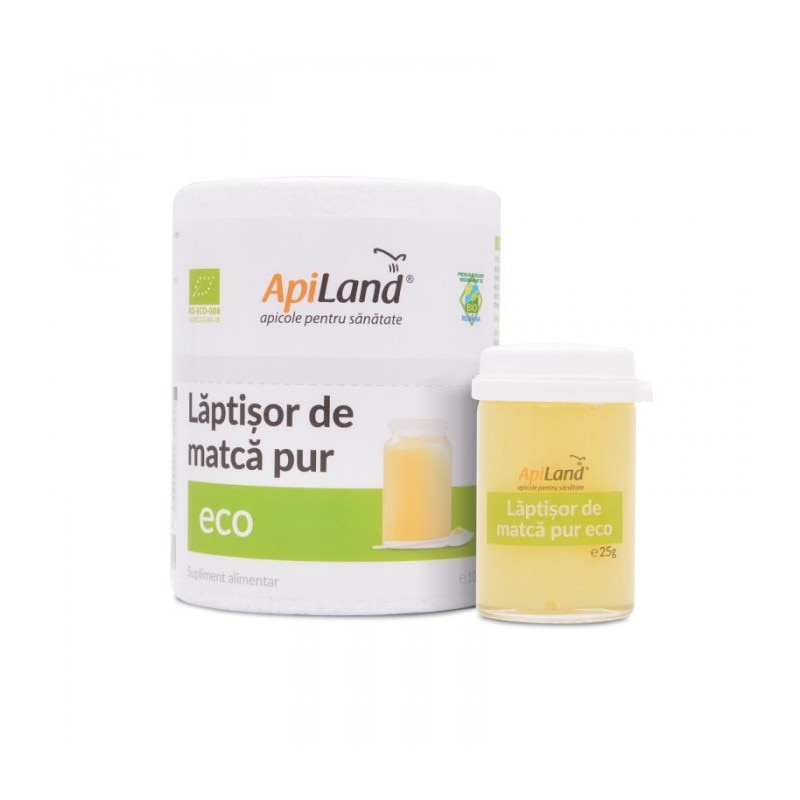 Laptisor de Matca pur ecologic/bio, Apiland, 100 g