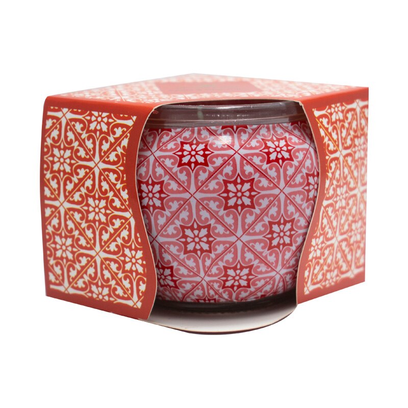 Lumanare parfumata in pahar, Mar cu scortisoara, Aroma Land, 20 ore