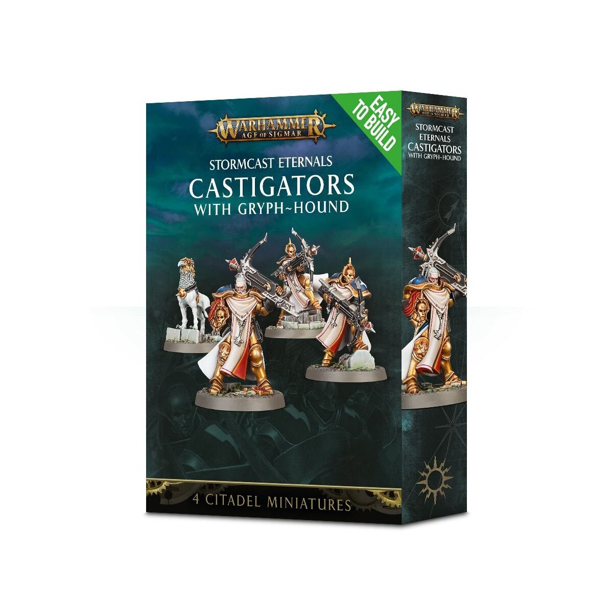 Pachet Miniaturi Warhammer AOS, Games Workshop, ETB Castigators with Gryph Hound