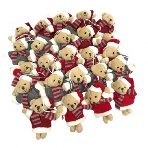 Set 24 plus urs pentru craciun, maro, 365 g