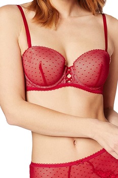 Sutien dama, Iris & Lilly, rosu, Rosu Sutien dama, Iris & Lilly, rosu, Rosu