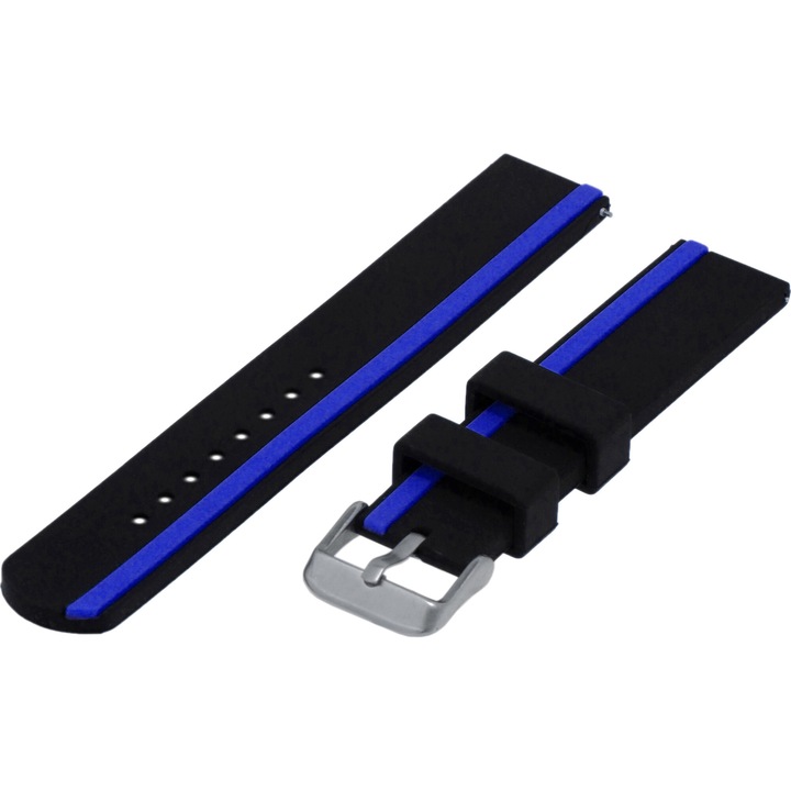 Curea Ceas A+, 22 mm, Smartwatch Silicon Universal (pentru Samsung, Xiaomi, Huawei, Garmin)