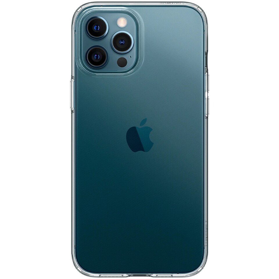 Husa de protectie Spigen Crystal Flex iPhone 12 / 12 Pro Crystal, Clear