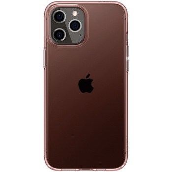 Husa de protectie Spigen Crystal Flex iPhone 12 / 12 Pro Rose, Crystal Husa de protectie Spigen Crystal Flex iPhone 12 / 12 Pro Rose, Crystal