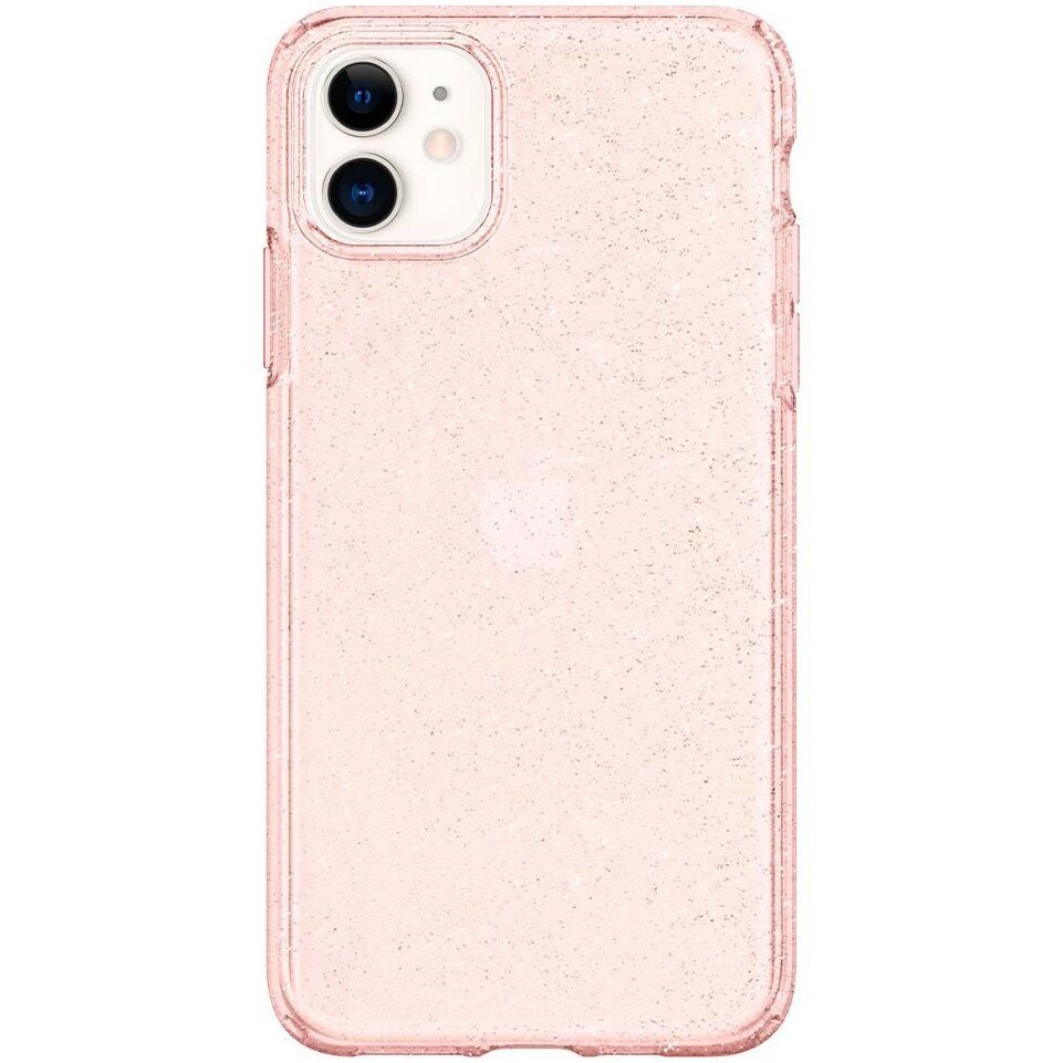 Husa de protectie Spigen Liquid Crystal Glitter iPhone 12 Mini, Rose Quartz