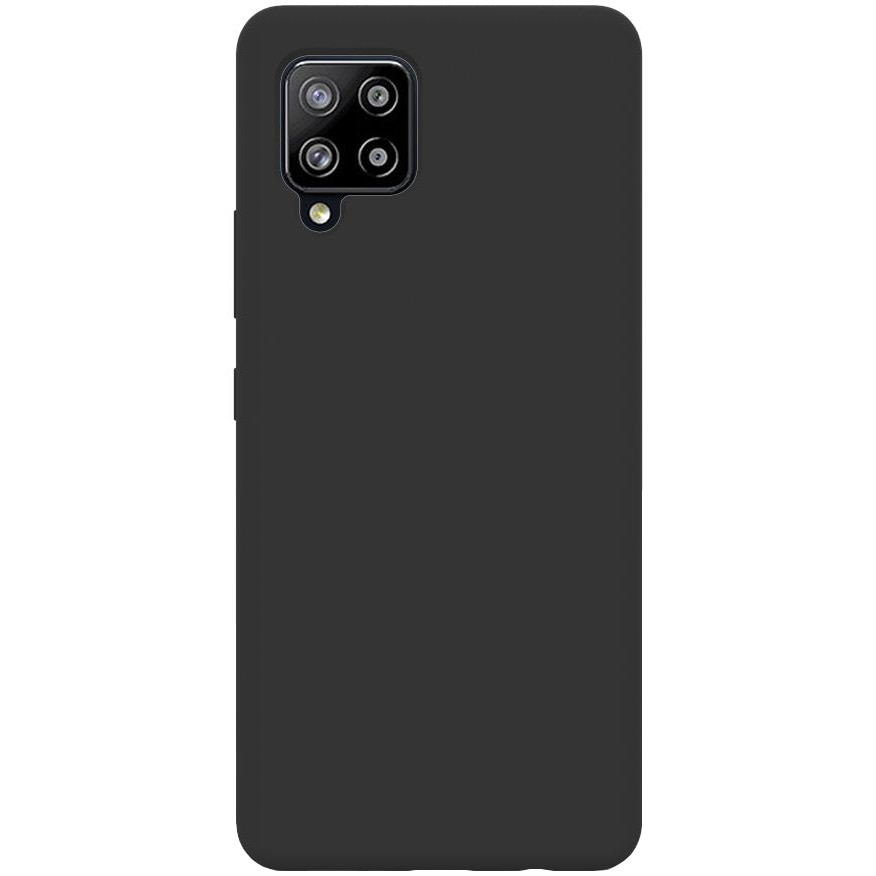 Husa de protectie 360° Lemontti Liquid Silicon Samsung Galaxy A42, Black