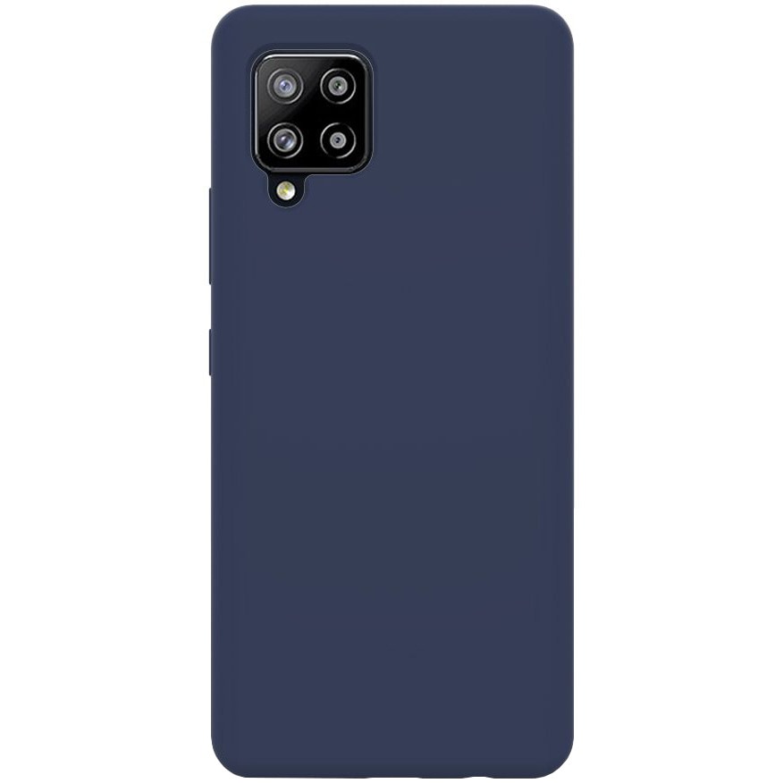 Husa de protectie 360° Lemontti Liquid Silicon Samsung Galaxy A42, Dark Blue