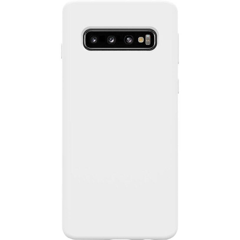 Husa de protectie 360° Lemontti Liquid Silicon Samsung Galaxy S10, Stone