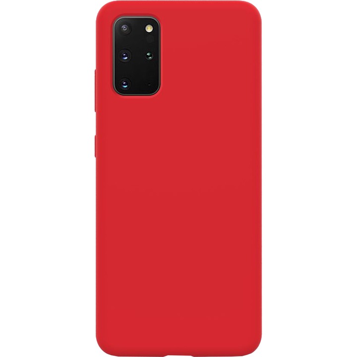 Калъф 360° Lemontti Liquid Silicon Samsung Galaxy S20 Plus, Red