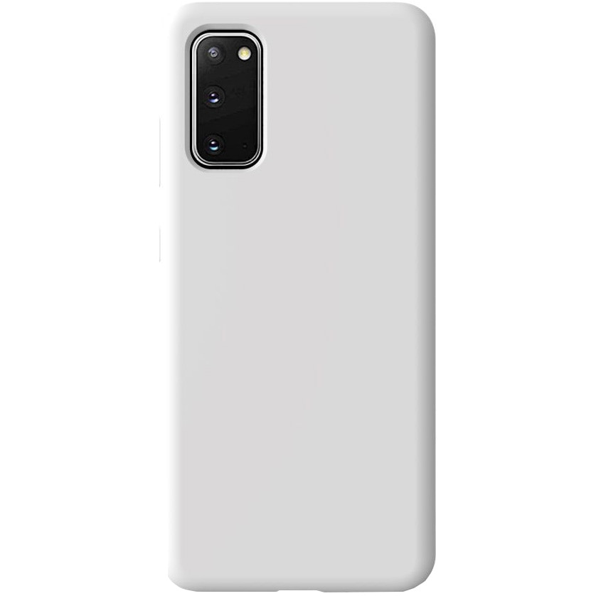 Husa de protectie 360° Lemontti Liquid Silicon Samsung Galaxy S20, Stone