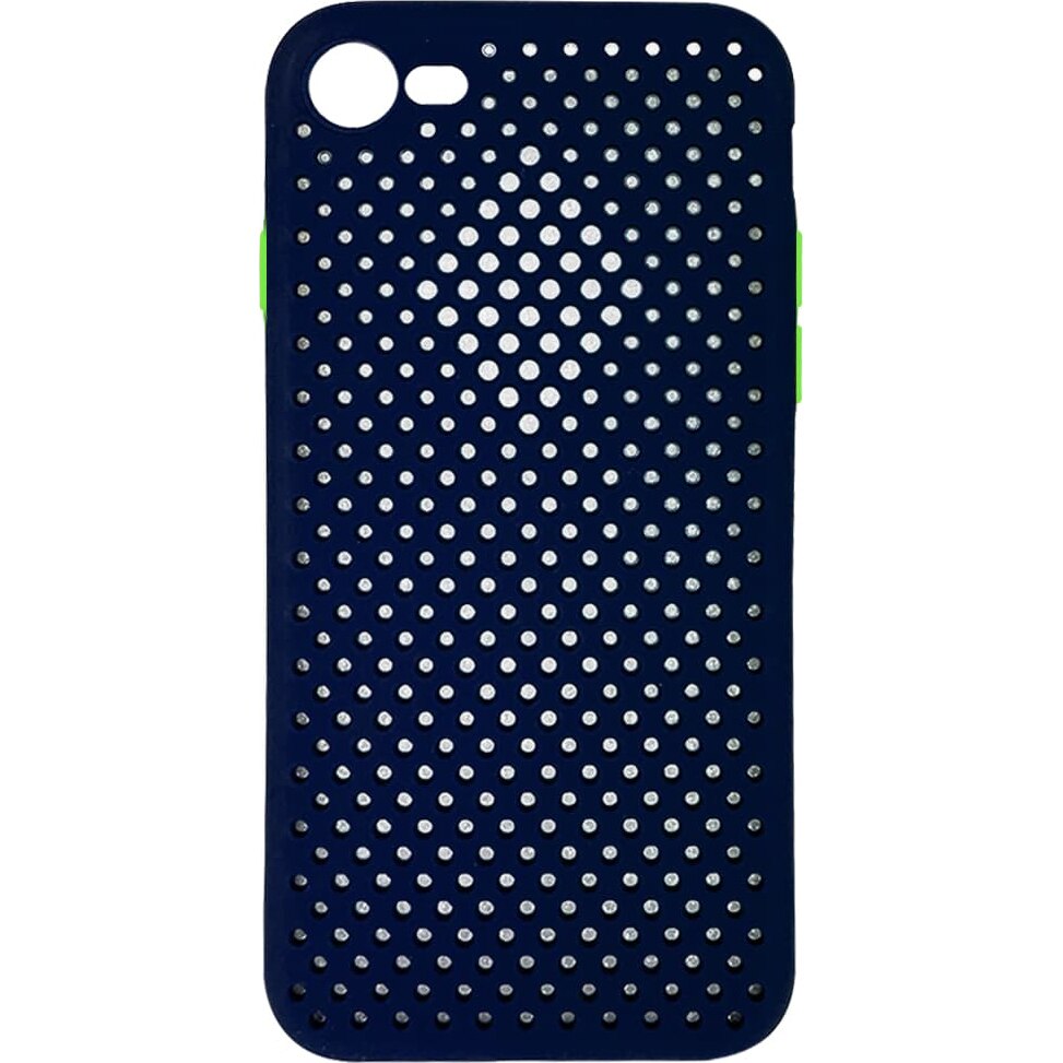 Husa de protectie Lemontti Bubble iPhone SE 2020 / 8 / 7, Albastru