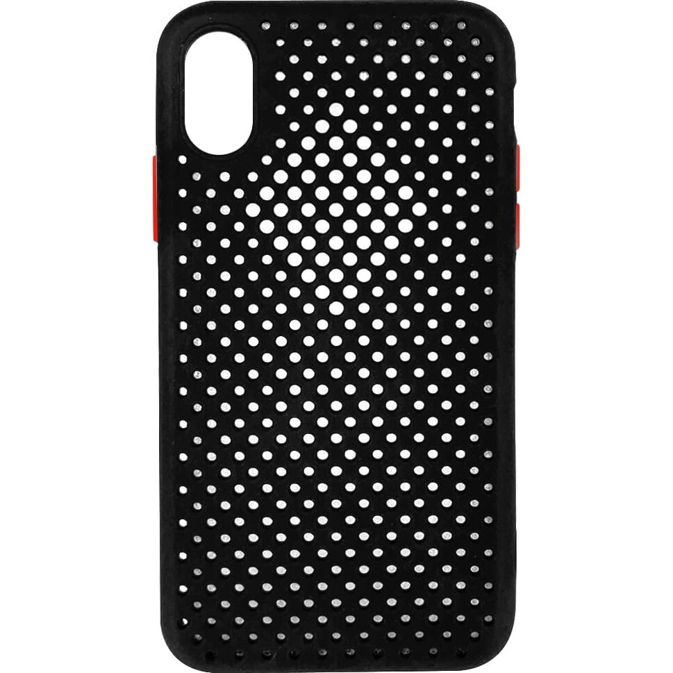 Husa de protectie Lemontti Bubble iPhone X / XS, Negru