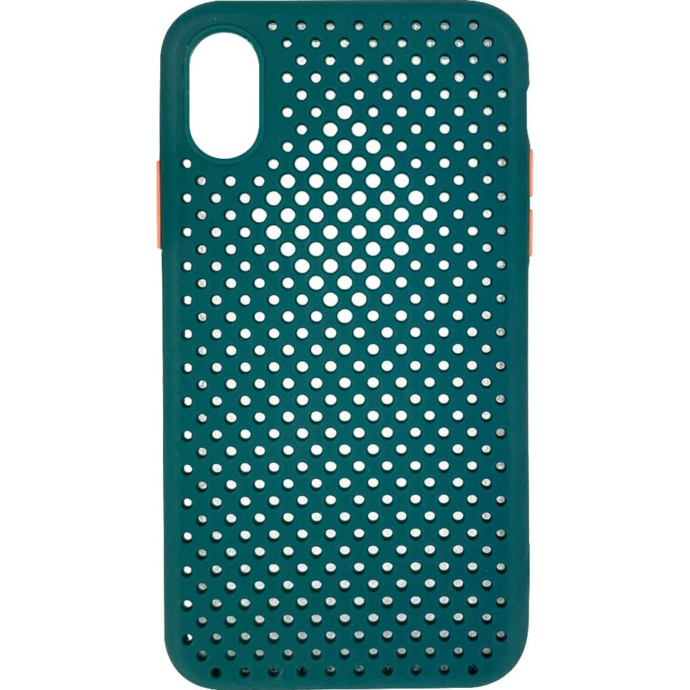 Husa de protectie Lemontti Bubble iPhone X / XS, Verde