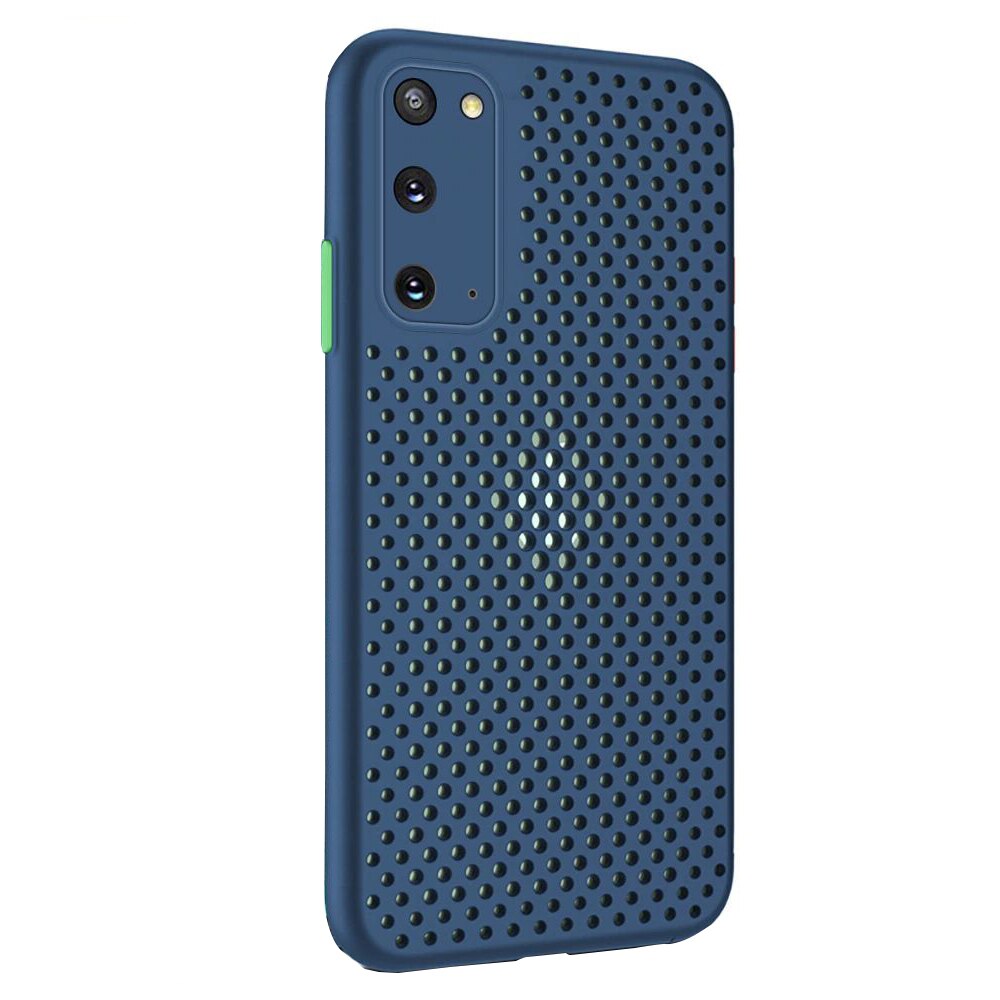 Husa de protectie Lemontti Bubble Samsung GalaxynS20, Albastru