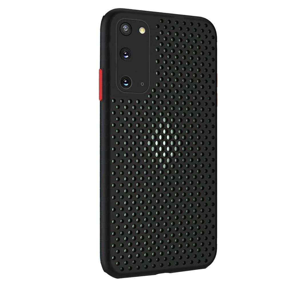 Husa de protectie Lemontti Bubble Samsung Galaxy S20, Negru