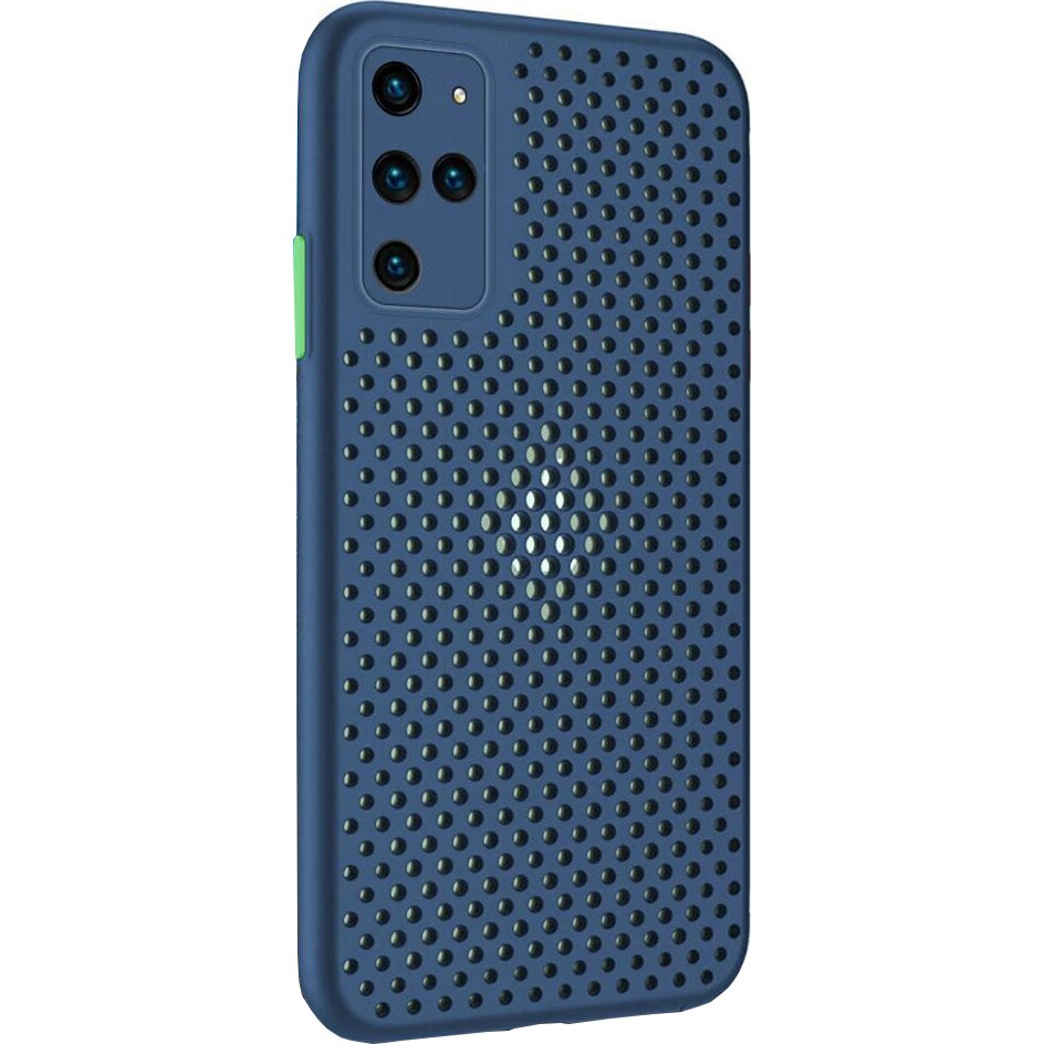 Husa de protectie Lemontti Bubble Samsung Galaxy S20 Plus, Albastru