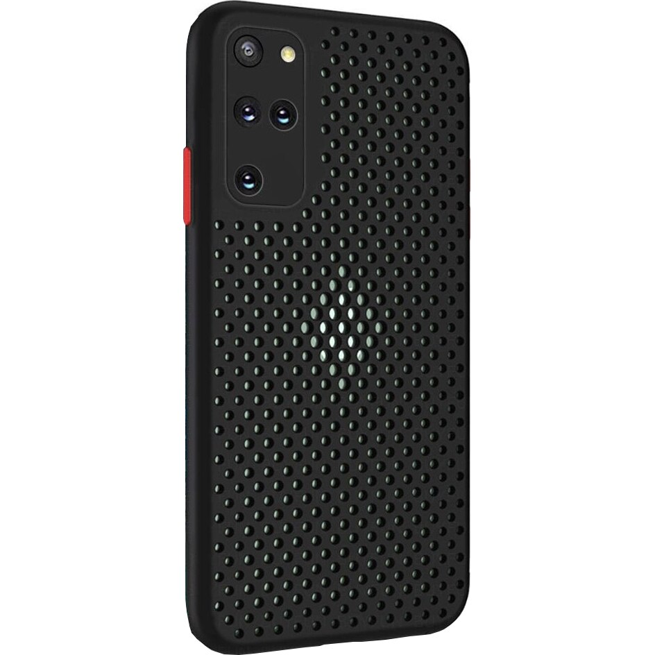 Husa de protectie Lemontti Bubble Samsung Galaxy S20 Plus, Negru