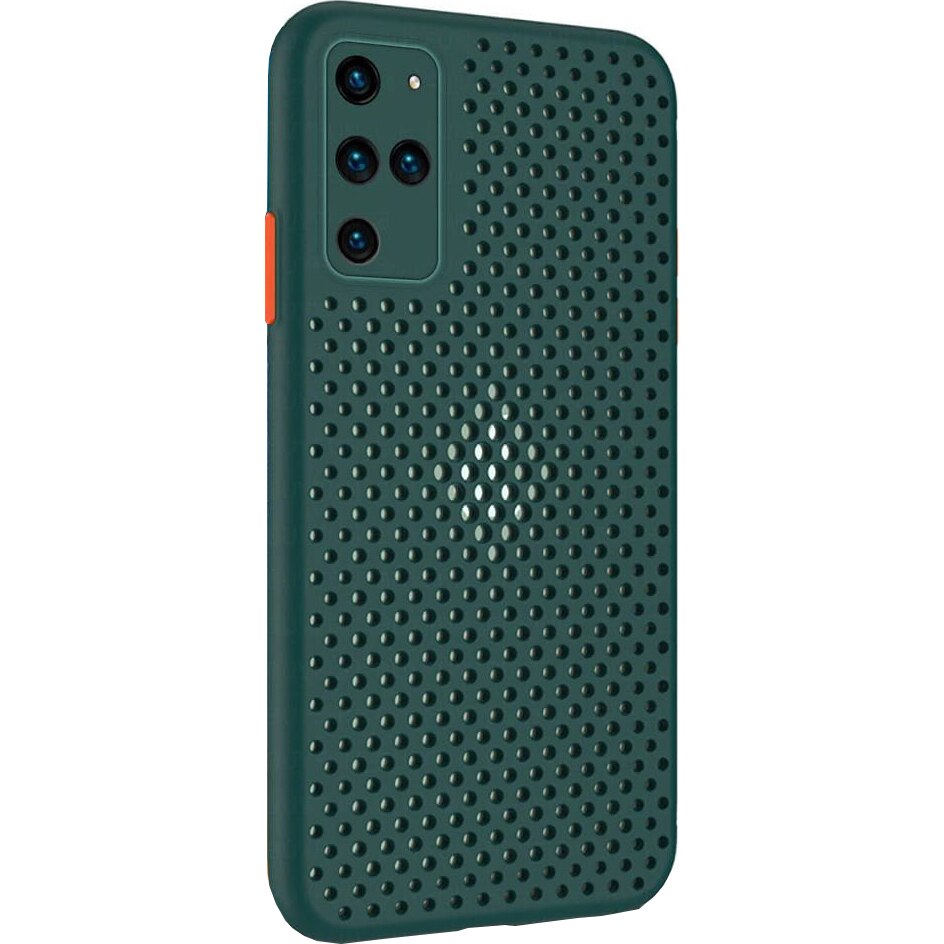 Husa de protectie Lemontti Bubble Samsung Galaxy S20 Plus, Verde