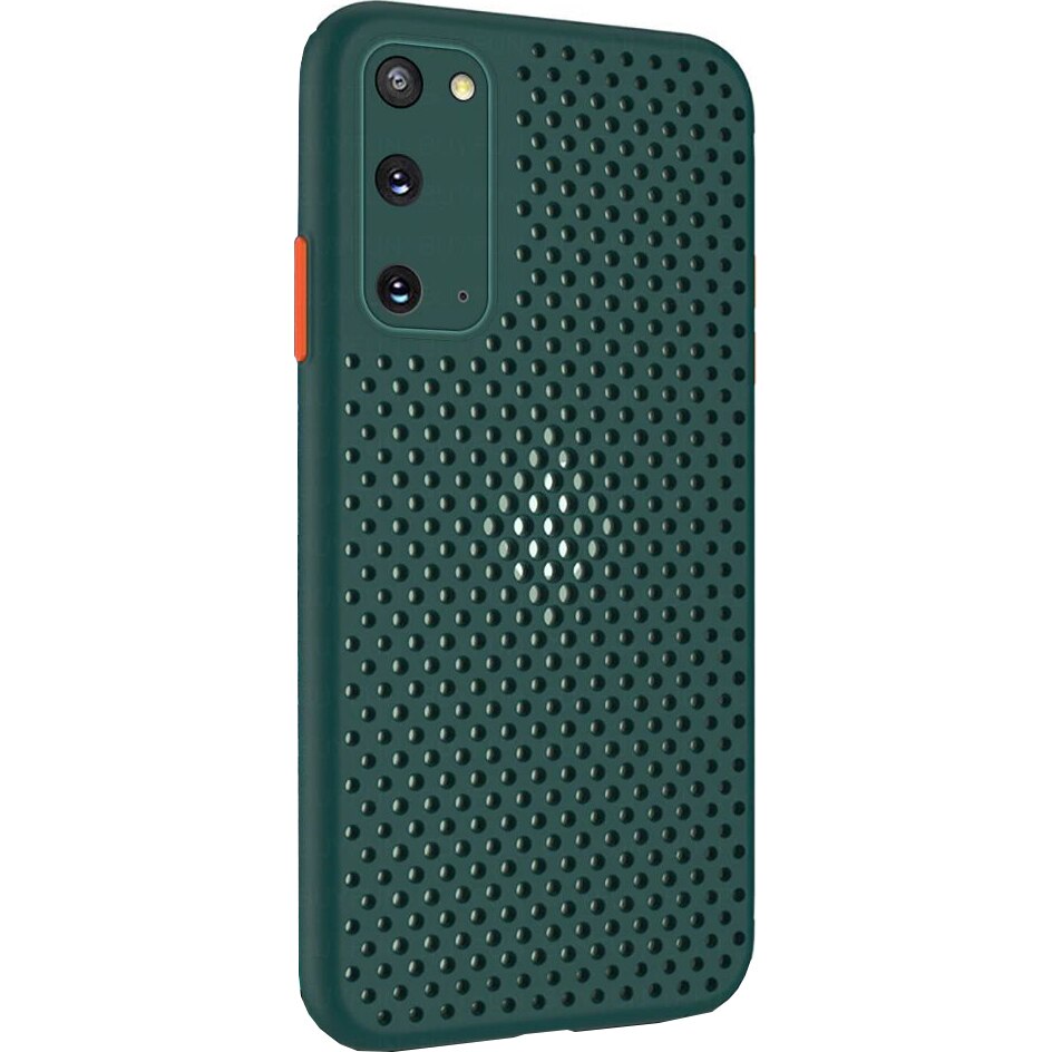 Husa de protectie Lemontti Bubble Samsung Galaxy S20, Verde