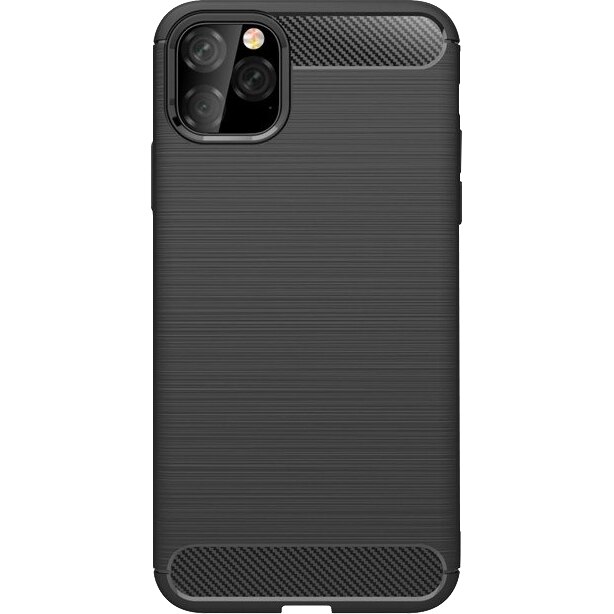Husa de protectie Lemontti Carbon iPhone 11, Negru