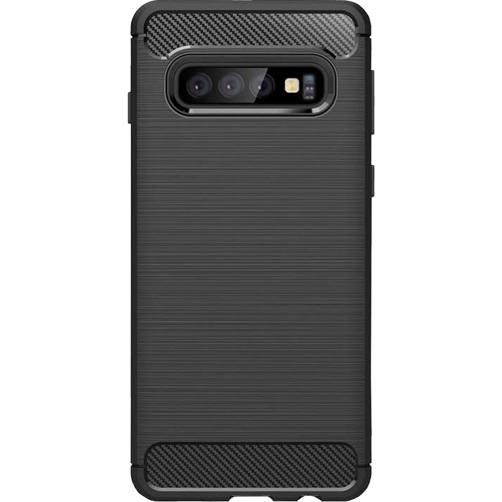 Husa de protectie Lemontti Carbon Samsung Galaxy S10 Plus, Negru