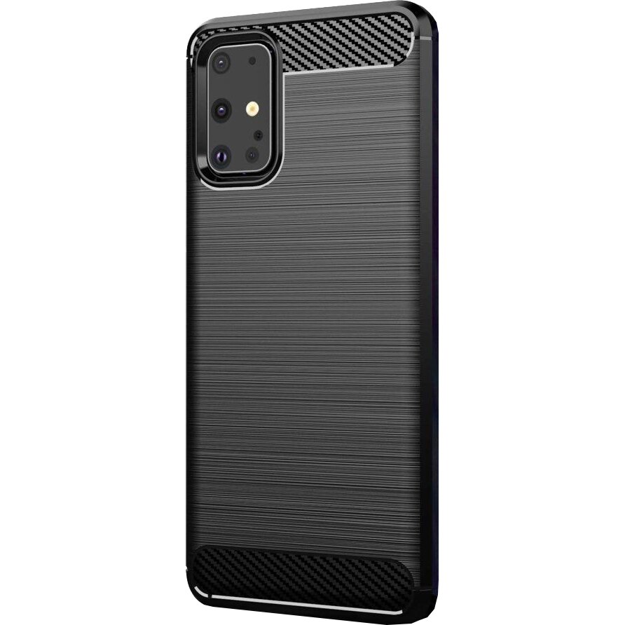 Husa de protectie Lemontti Carbon Samsung Galaxy S20 Plus, Negru