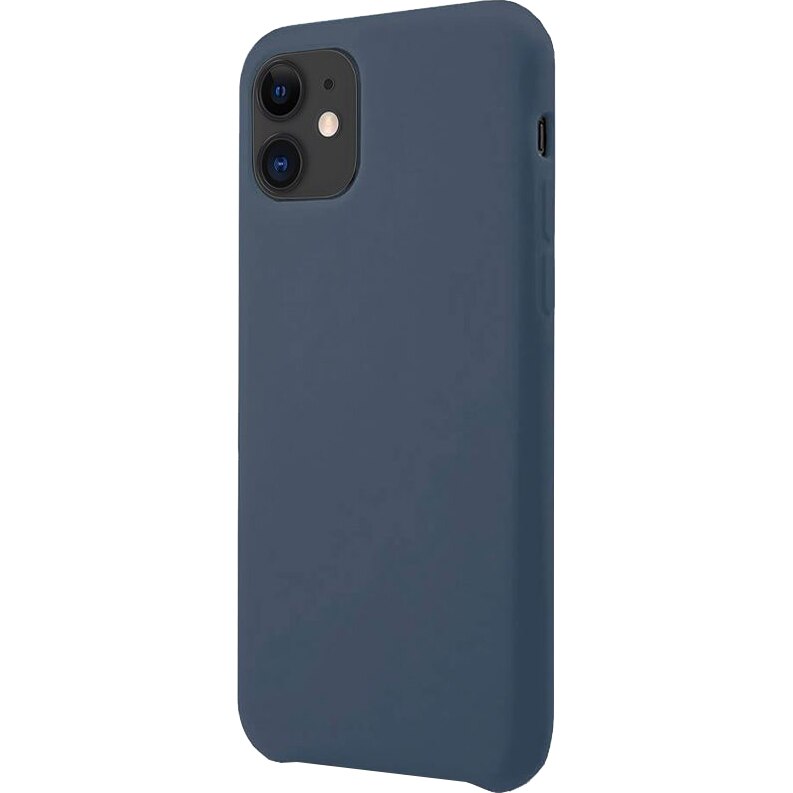 Husa de protectie Lemontti Silicone Lite iPhone 12 Mini, Bleumarin