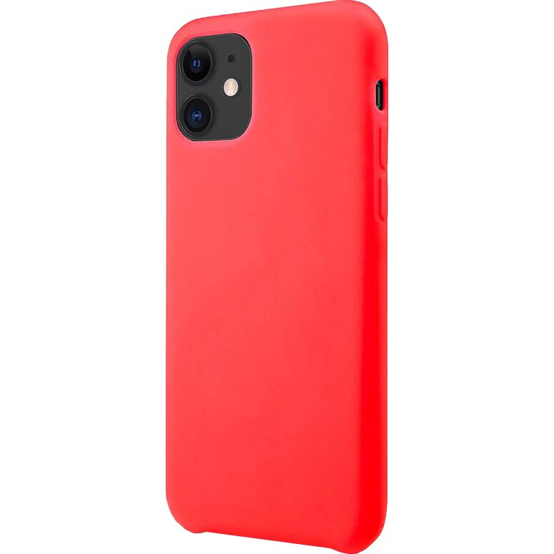 Husa de protectie Lemontti Silicone Lite iPhone 12 Mini, Rosu