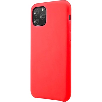 Husa de protectie Lemontti Silicone Lite iPhone 12 / 12 Pro, Rosu Husa de protectie Lemontti Silicone Lite iPhone 12 / 12 Pro, Rosu