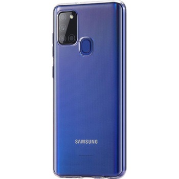Husa de protectie Lemontti Silicon Samsung Galaxy A21s, Transparent Husa de protectie Lemontti Silicon Samsung Galaxy A21s, Transparent