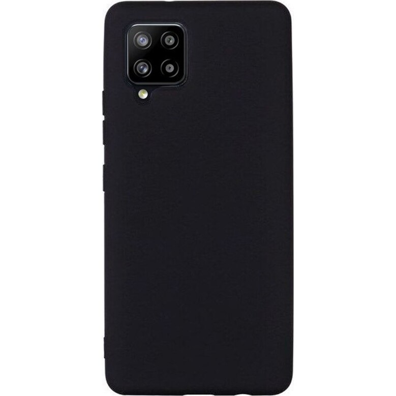 Husa de protectie Lemontti Silicon Silky Samsung Galaxy A42 5G, Negru