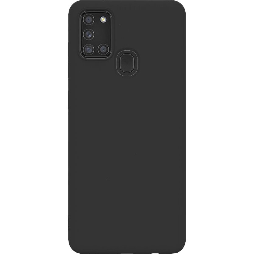 Husa de protectie Lemontti Silicon Soft Slim Samsung Galaxy A21s, Black