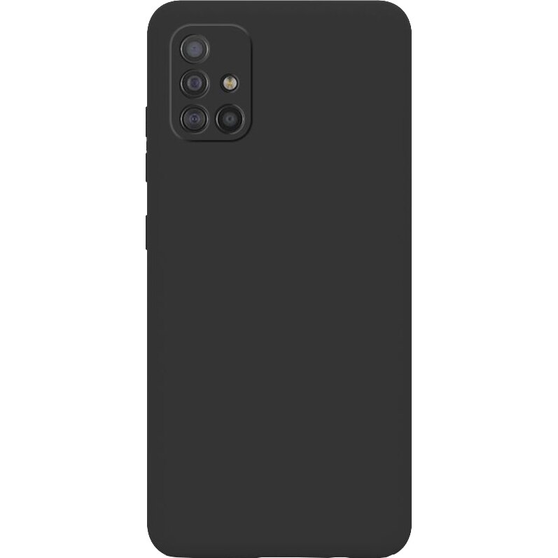 Husa de protectie Lemontti Silicon Soft Slim Samsung Galaxy A51, Black