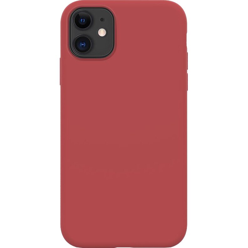 Husa de protectie Lemontti Silicon Soft Slim iPhone 11, Santa Red