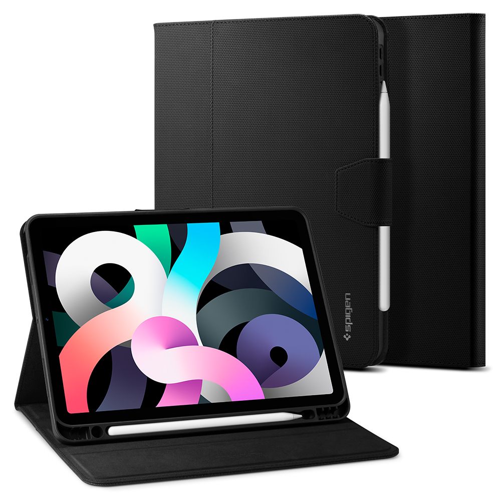 Husa Spigen Liquid Air Folio compatibila cu iPad Air 4 2020 / 5 2022 Black