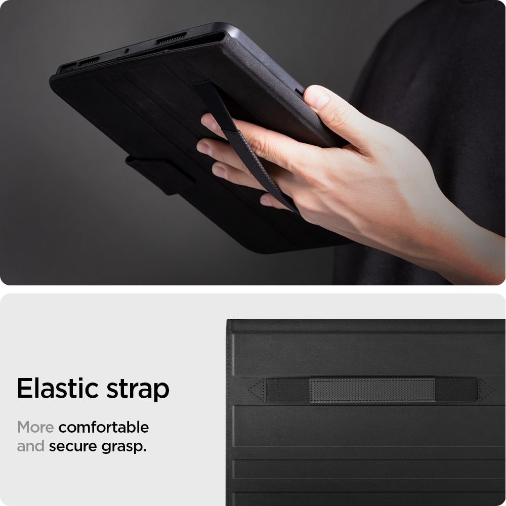 Husa Spigen Liquid Air Folio compatibila cu iPad Air 4 2020 / 5 2022 Black